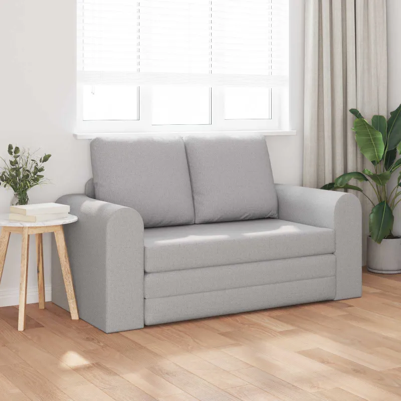 Sofa lova Debesų pilka 148 x 71 x 83 cm audinys