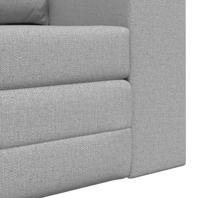 Sofa lova Debesų pilka 148 x 71 x 83 cm audinys
