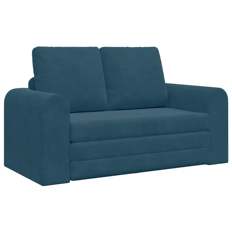 Sofa lova Mėlyna 148 x 71 x 83 cm Aksomas