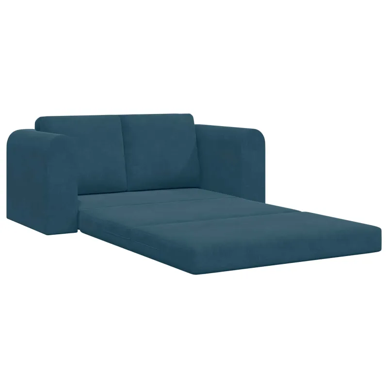 Sofa lova Mėlyna 148 x 71 x 83 cm Aksomas