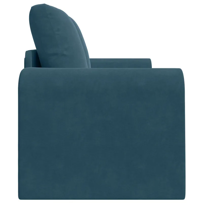 Sofa lova Mėlyna 148 x 71 x 83 cm Aksomas