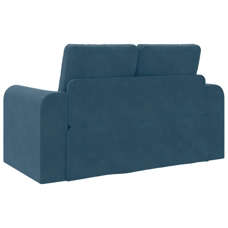 Sofa lova Mėlyna 148 x 71 x 83 cm Aksomas
