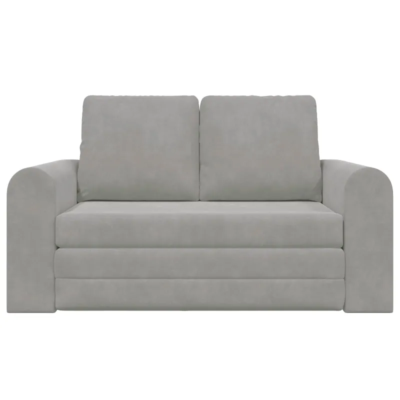 Sofa lova Šviesiai pilka 148 x 71 x 83 cm Aksomas