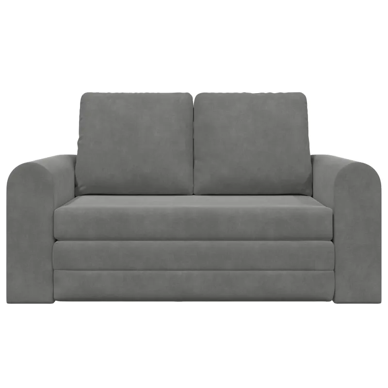 Sofa lova Tamsiai pilka 148 x 71 x 83 cm Aksomas