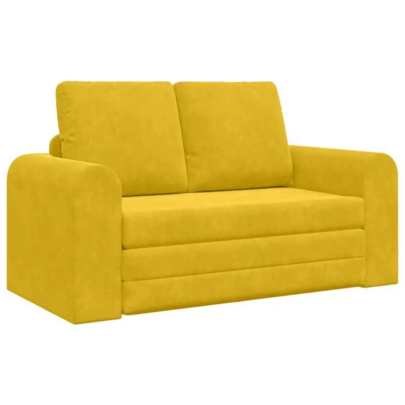 Sofa lova Geltona 148 x 71 x 83 cm Aksomas