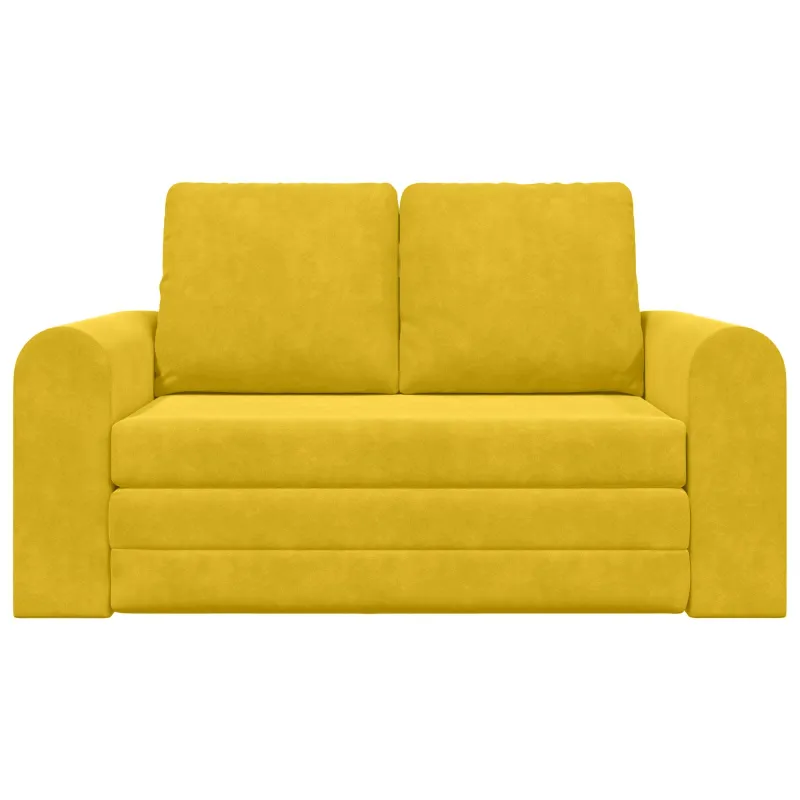 Sofa lova Geltona 148 x 71 x 83 cm Aksomas