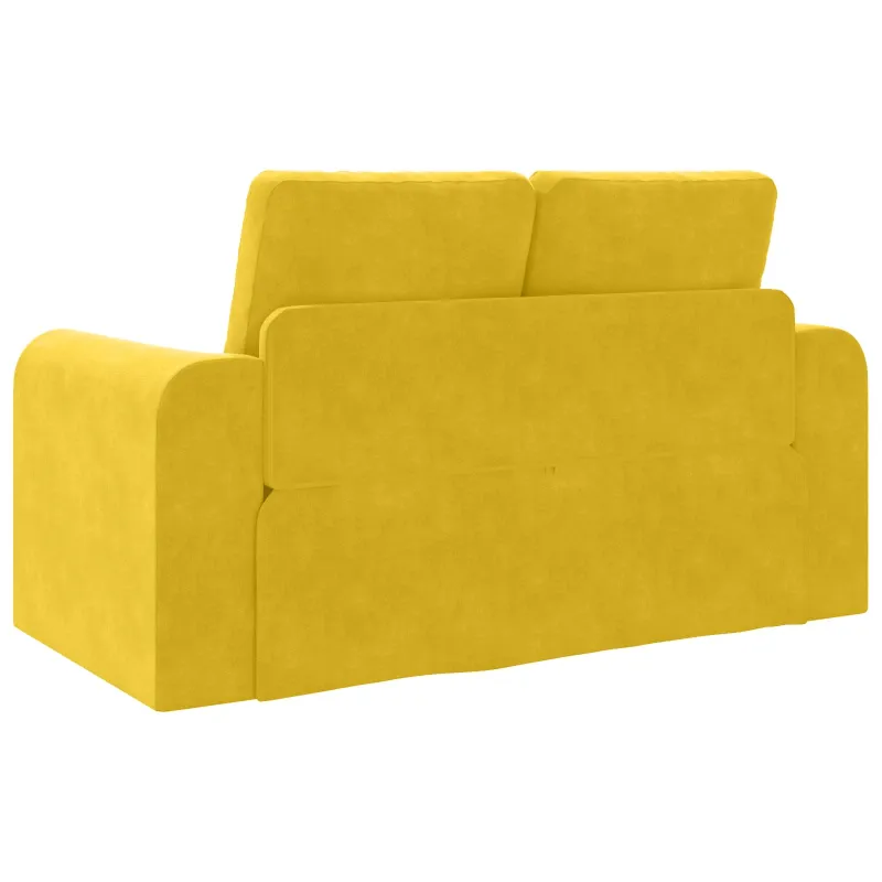 Sofa lova Geltona 148 x 71 x 83 cm Aksomas