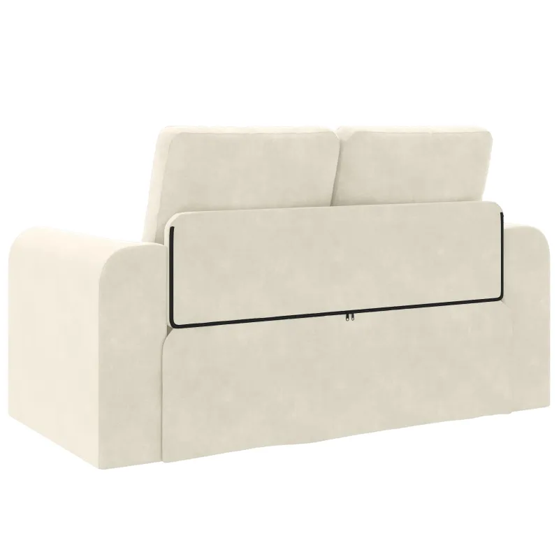Sofa lova Kreminė 148 x 71 x 83 cm Aksomas