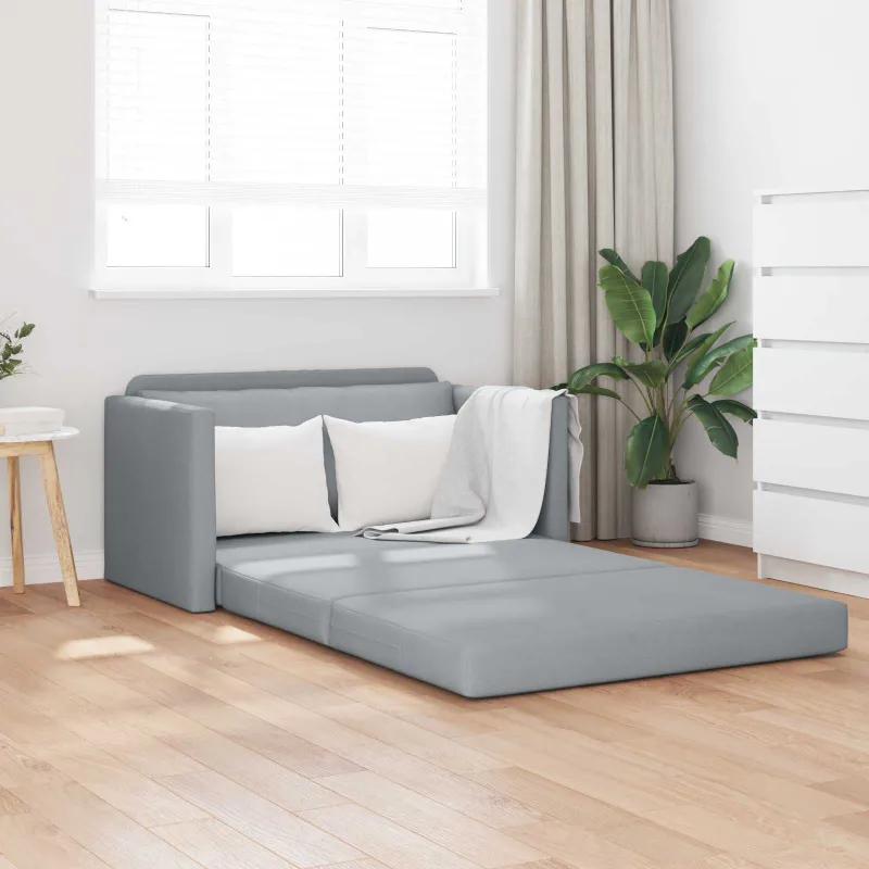 Sofa lova 110cm Šviesiai pilka audinys
