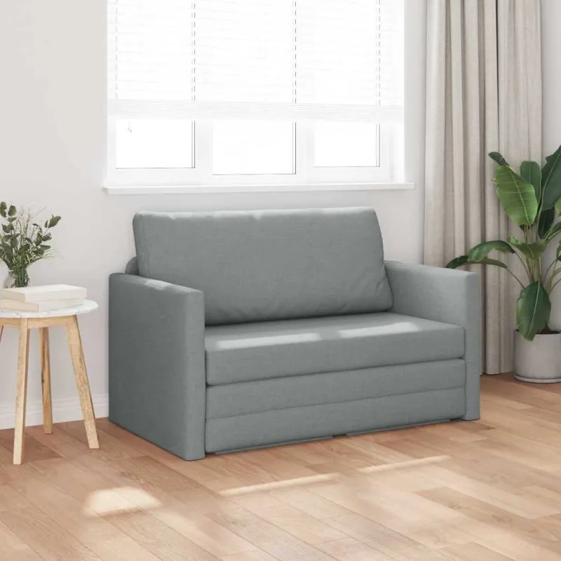Sofa lova 110cm Šviesiai pilka audinys