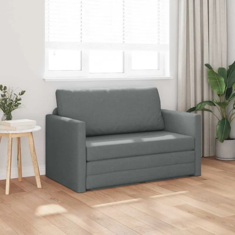 Sofa lova 110cm Tamsiai pilka audinys