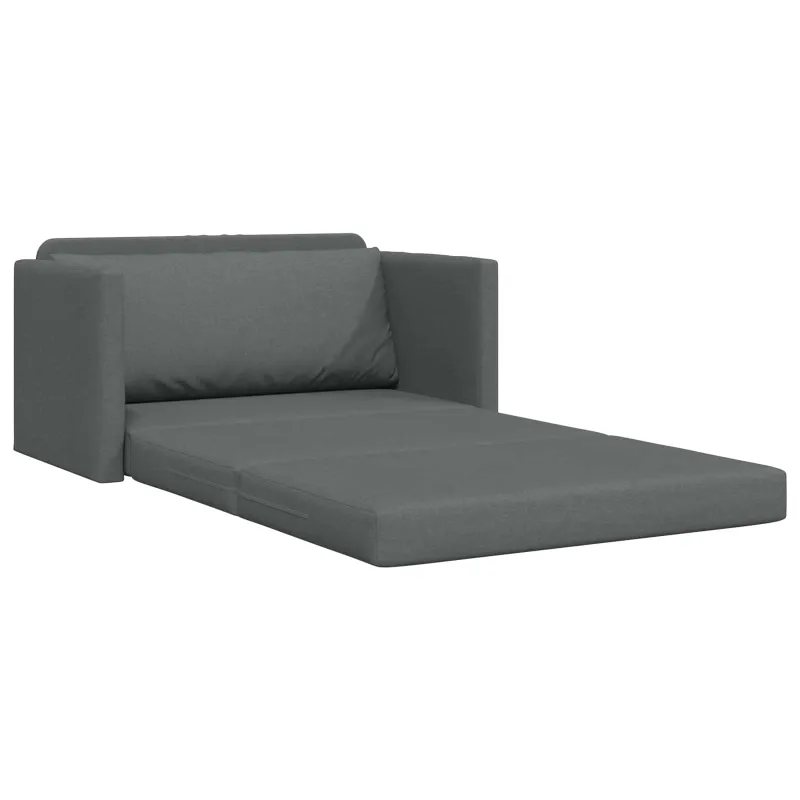Sofa lova 110cm Tamsiai pilka audinys