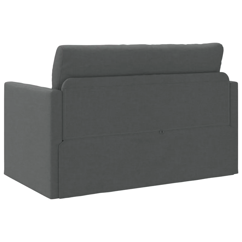 Sofa lova 110cm Tamsiai pilka audinys