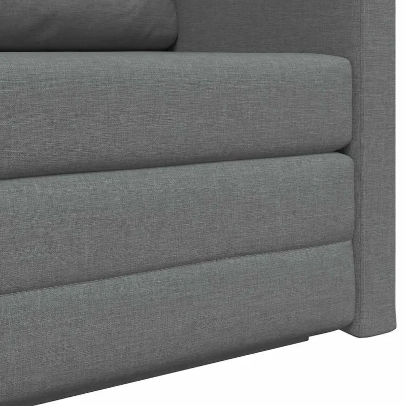 Sofa lova 110cm Tamsiai pilka audinys