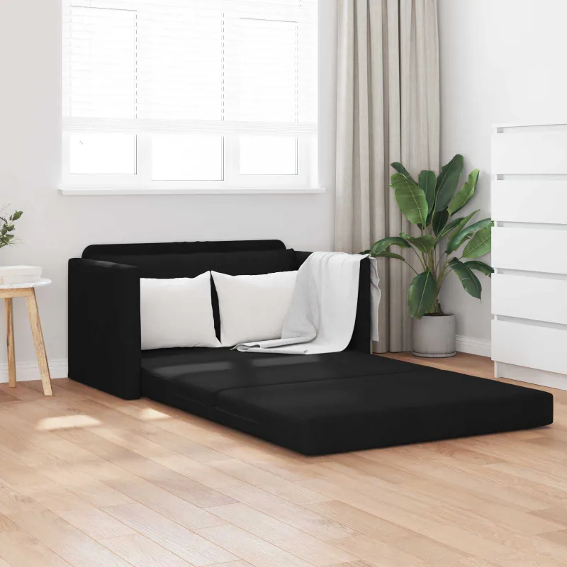 Sofa lova 110cm Juoda audinys
