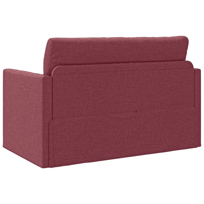 Sofa lova 110cm Vyno raudona audinys