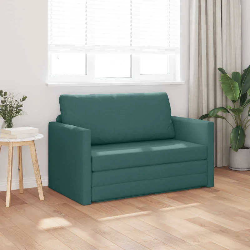 Sofa lova 110cm Tamsiai žalia audinys
