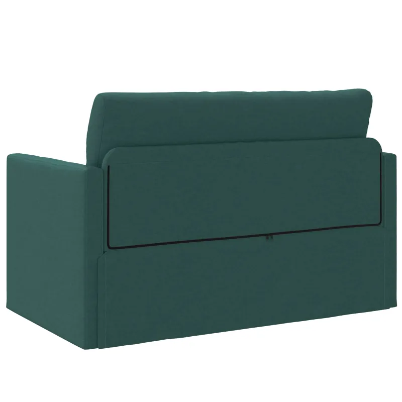 Sofa lova 110cm Tamsiai žalia audinys