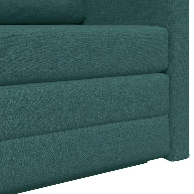 Sofa lova 110cm Tamsiai žalia audinys