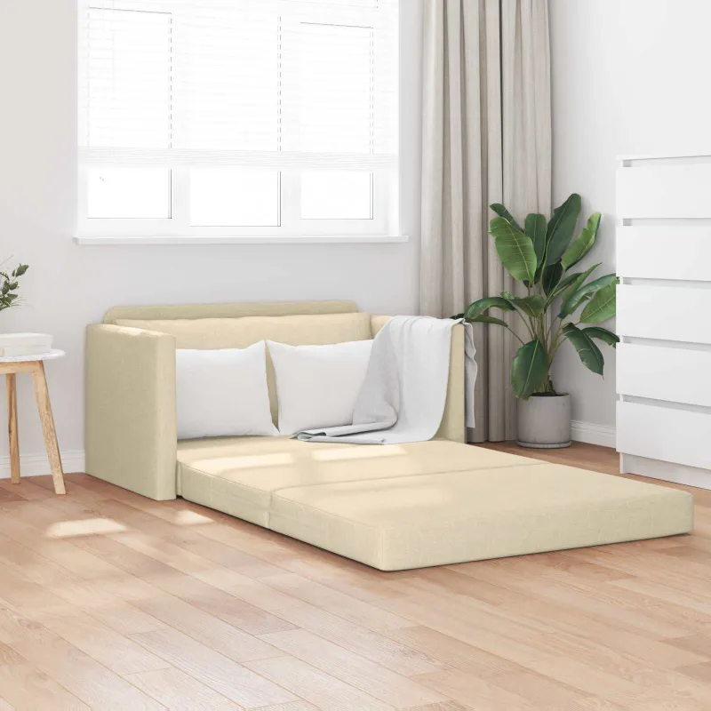 Sofa lova 110cm Kreminė audinys