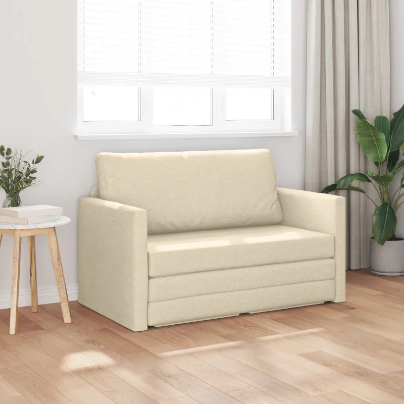 Sofa lova 110cm Kreminė audinys