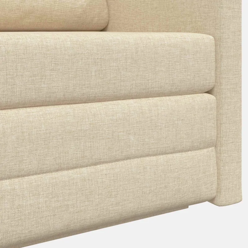 Sofa lova 110cm Kreminė audinys