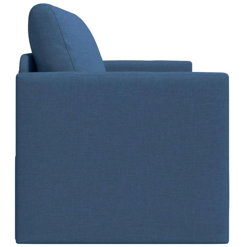 Sofa lova 110cm Mėlyna audinys