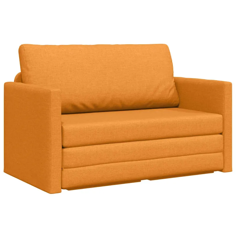 Sofa lova 110cm Tamsiai geltona audinys