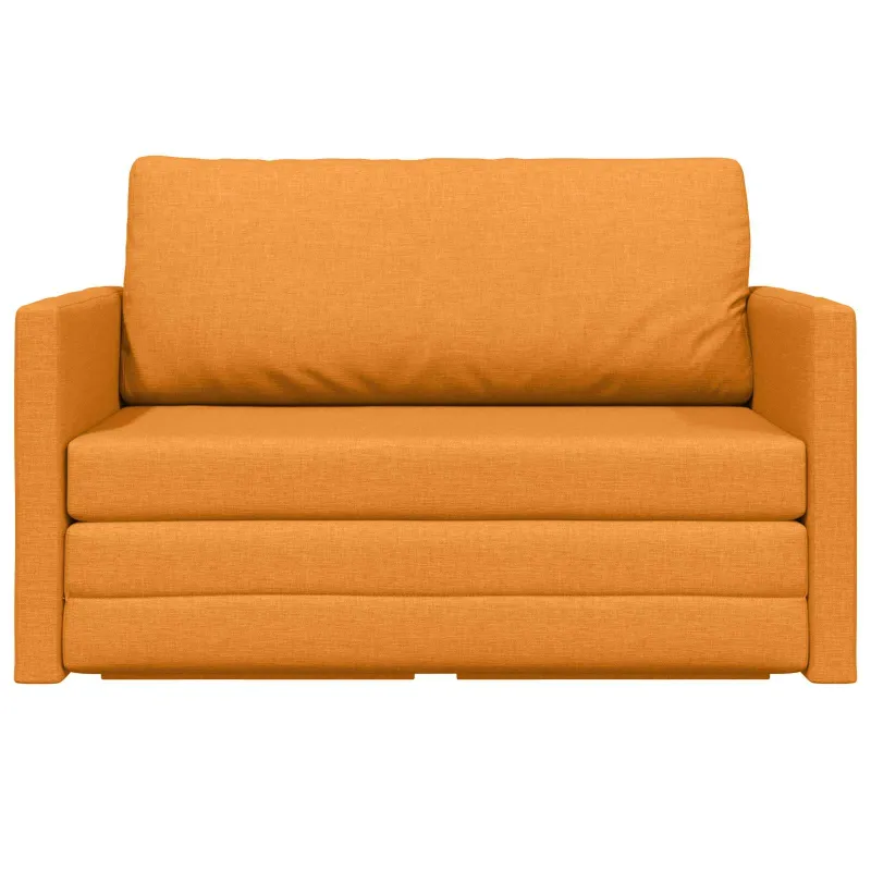 Sofa lova 110cm Tamsiai geltona audinys