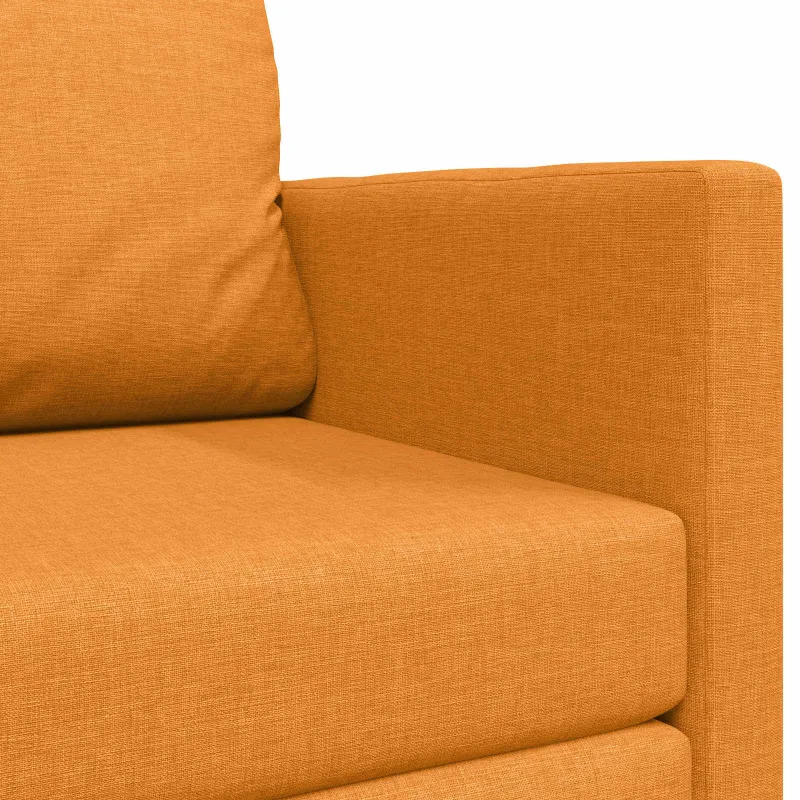 Sofa lova 110cm Tamsiai geltona audinys