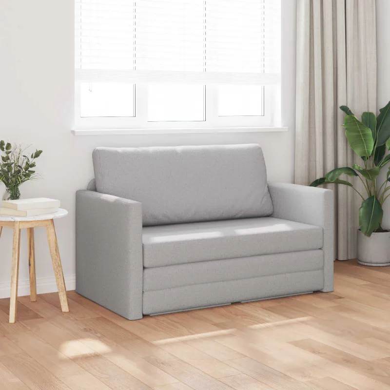 Sofa lova Debesų pilka 124 x 71 x 78 cm audinys
