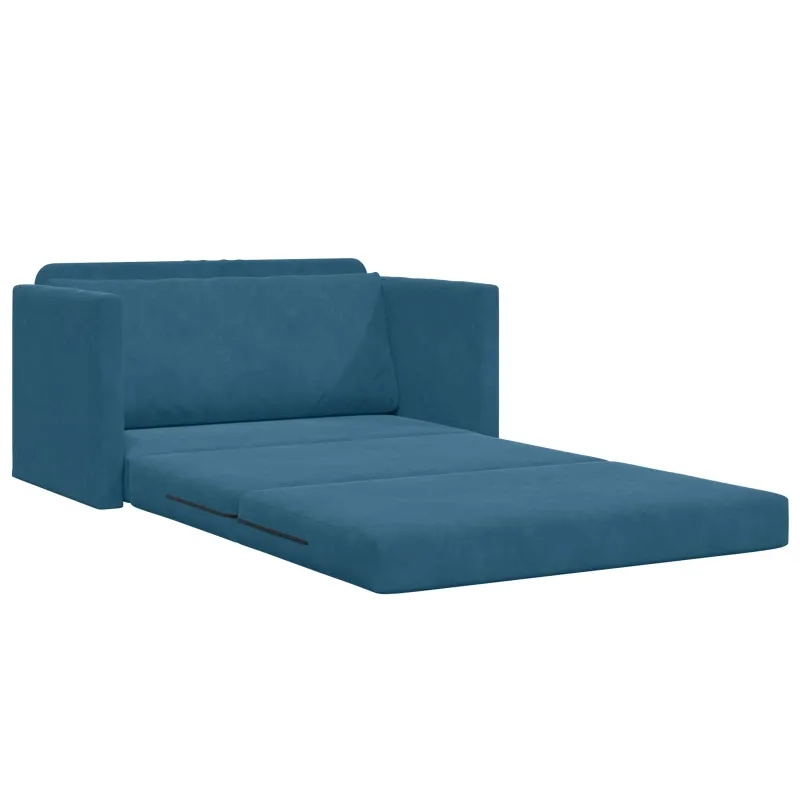 Sofa lova Mėlyna 124 x 71 x 78 cm Aksomas