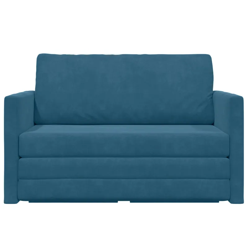 Sofa lova Mėlyna 124 x 71 x 78 cm Aksomas