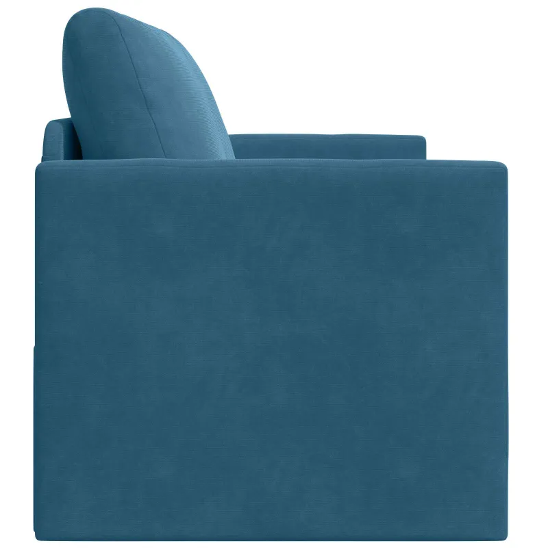Sofa lova Mėlyna 124 x 71 x 78 cm Aksomas