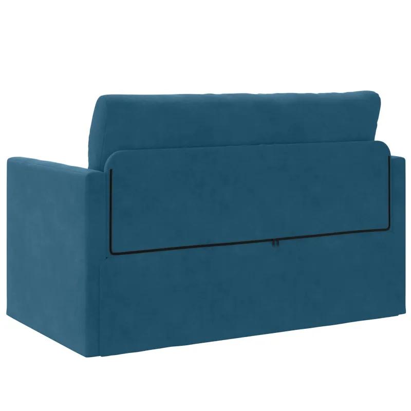Sofa lova Mėlyna 124 x 71 x 78 cm Aksomas