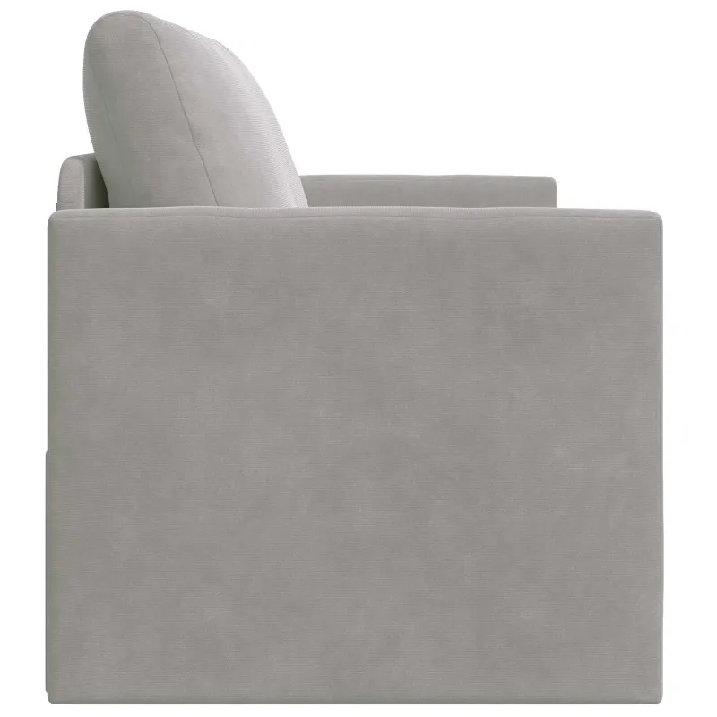 Sofa lova Šviesiai pilka 124 x 71 x 78 cm Aksomas