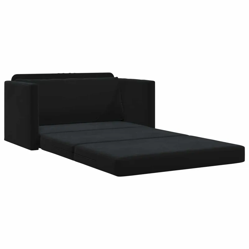 Sofa lova Juoda 124 x 71 x 78 cm Aksomas