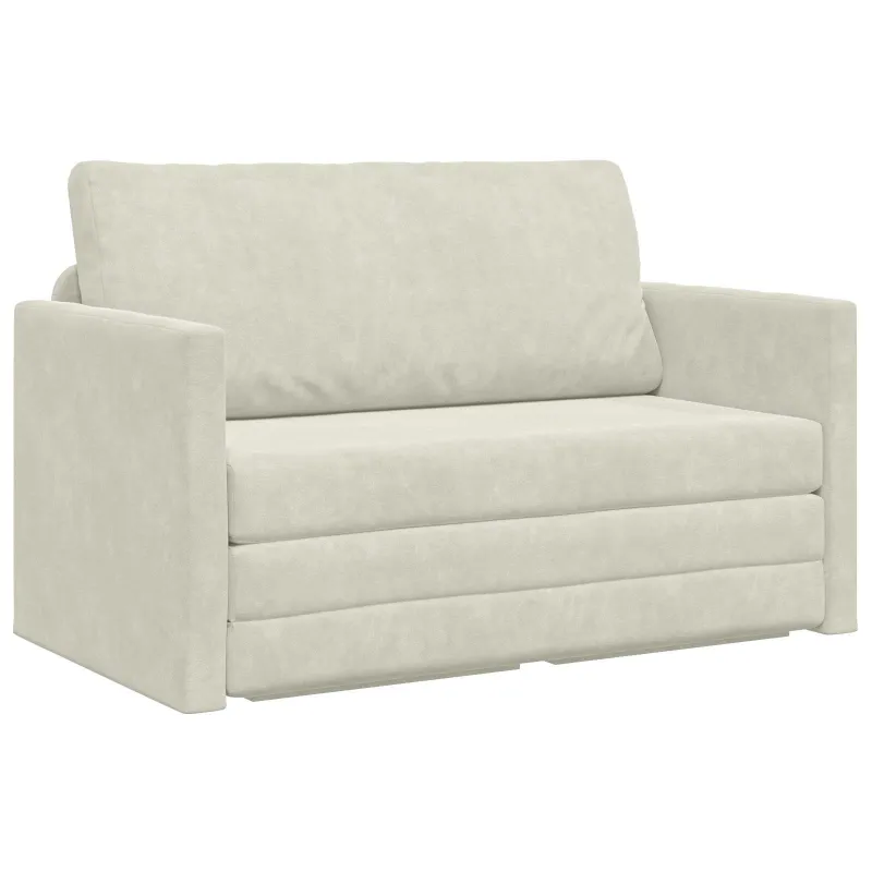 Sofa lova Kreminė 124 x 71 x 78 cm Aksomas
