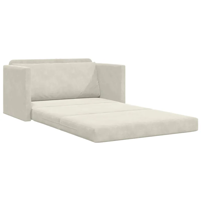 Sofa lova Kreminė 124 x 71 x 78 cm Aksomas