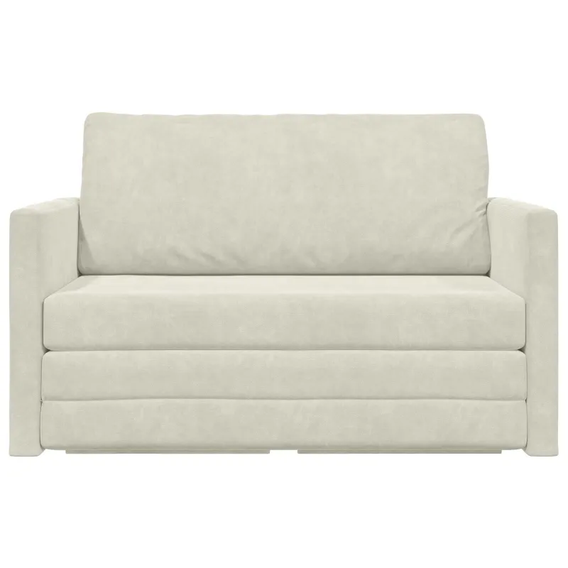 Sofa lova Kreminė 124 x 71 x 78 cm Aksomas