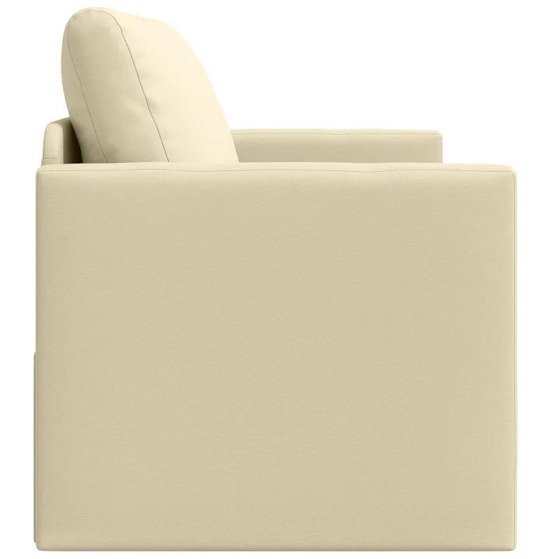 Sofa lova Kreminė 124 x 71 x 78 cm Dirbtinė Oda
