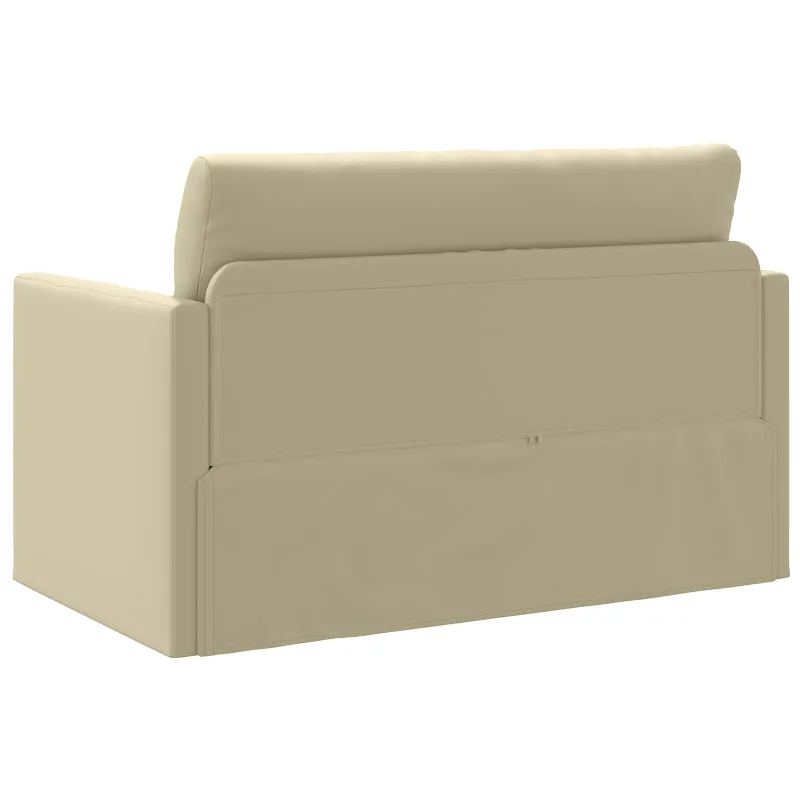 Sofa lova Kreminė 124 x 71 x 78 cm Dirbtinė Oda