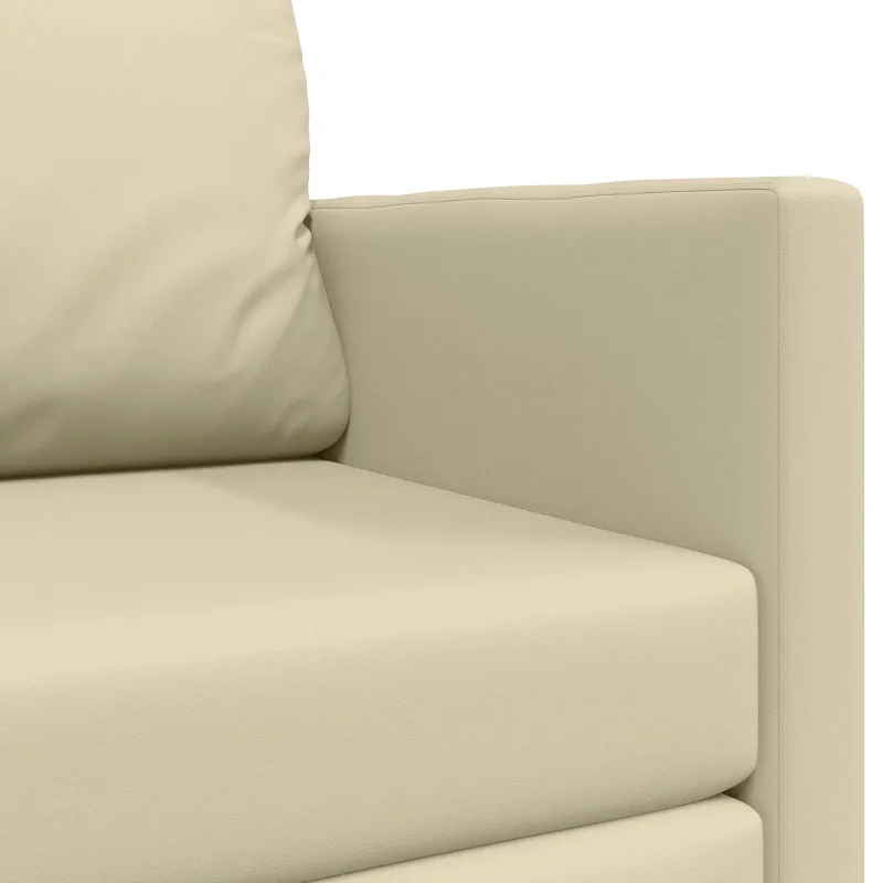 Sofa lova Kreminė 124 x 71 x 78 cm Dirbtinė Oda