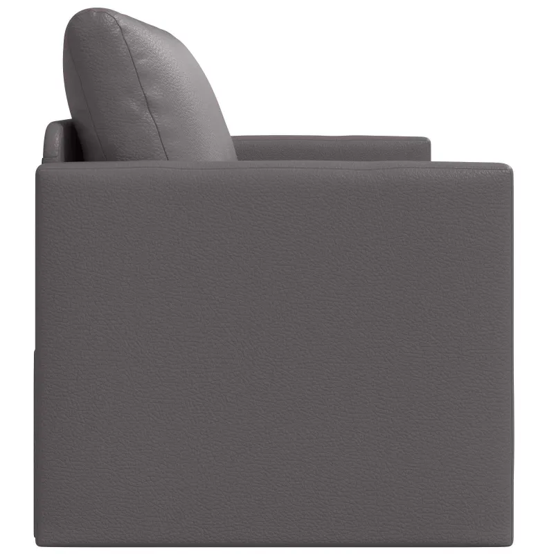 Sofa lova Pilka 124 x 71 x 78 cm Dirbtinė Oda