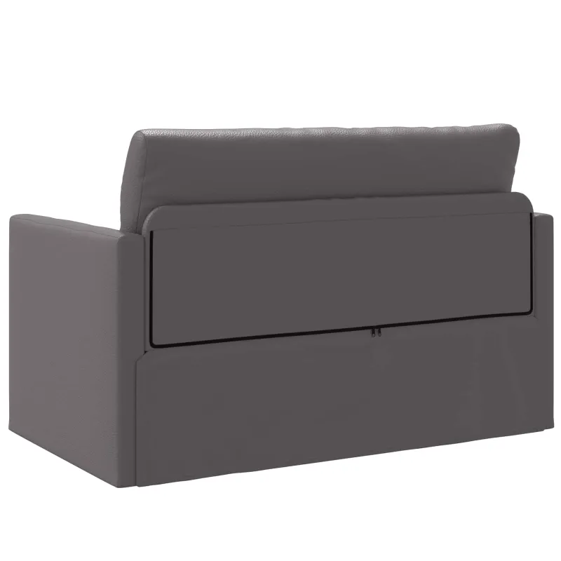 Sofa lova Pilka 124 x 71 x 78 cm Dirbtinė Oda