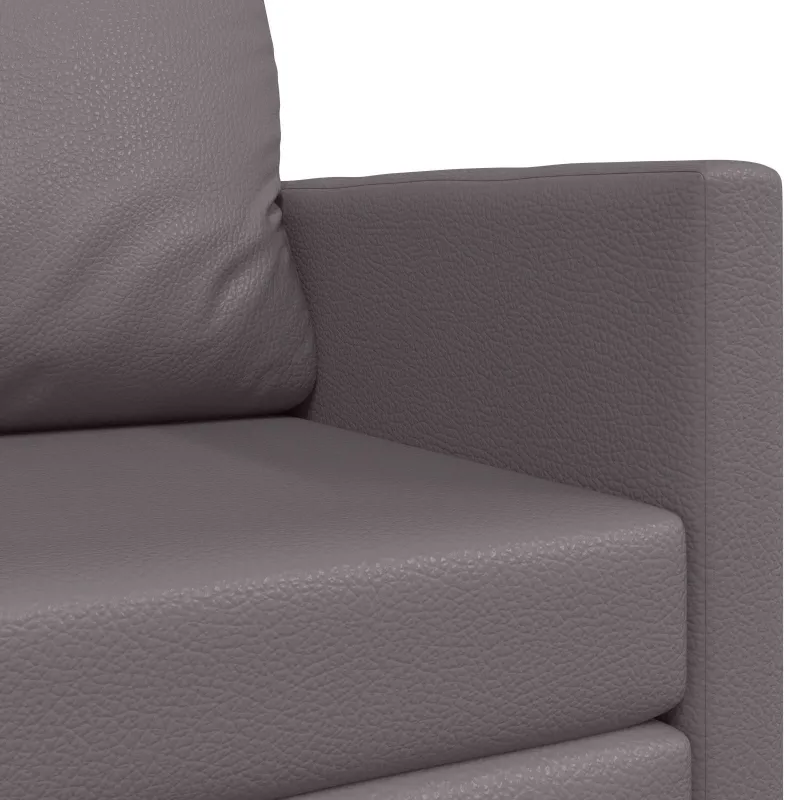 Sofa lova Pilka 124 x 71 x 78 cm Dirbtinė Oda