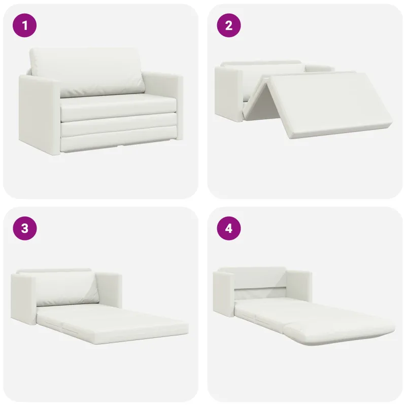 Sofa lova Balta 124 x 71 x 78 cm Dirbtinė Oda