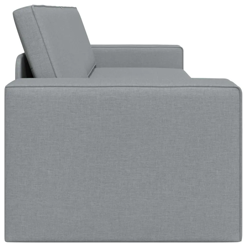 Sofa lova Šviesiai pilka 245 x 78 x 77 cm audinys