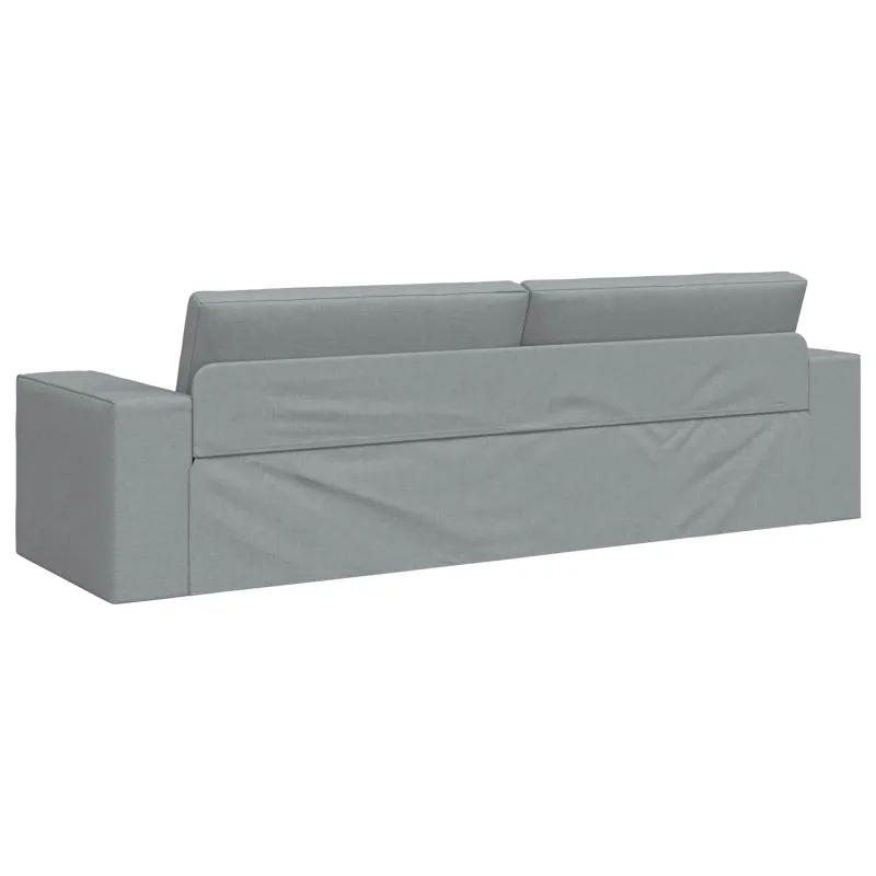 Sofa lova Šviesiai pilka 245 x 78 x 77 cm audinys