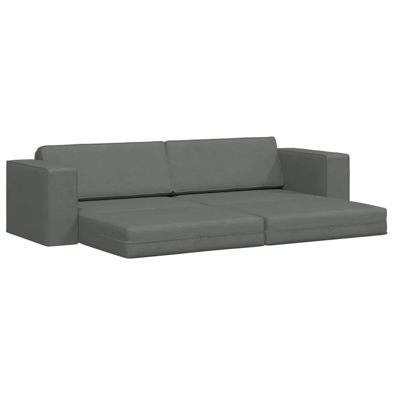 Sofa lova Tamsiai pilka 245 x 78 x 77 cm audinys